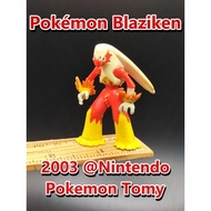 Vintage 2003 Nintendo Pokemon Tomy Blaziken mini Figure 2" Original Authentic PVC japan import RARE
