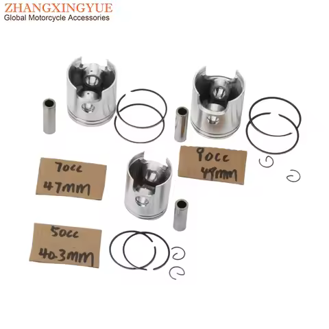 Motorcycle 50cc 70cc 90cc 40.3mm 47mm 49mm Piston Kit For Generic Trigger SM X Competition 50 AM6 Mi