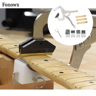 [AbabixaMY] Professional Guitar Repair Tool Fret Press Caul with Inserts, Fingerboard Fret Press Ins