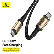Baseus 倍思 PD 100W 1米 USB Type C Charging 10Gbps Data Cable 充電線 數據線 手機平板筆記本通用 Smartphone Laptop Table