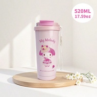Sanrio Licensed 304 Coffee-To-Go Cup 520mL/17.58 Oz, Unique Character Elements Decorate The Cup Body