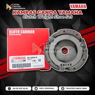 Yamaha Double Clutch Weight Shoe Set Aerox B65 Freego Fazzio B5D Jupiter MX 1S7 Z 2P2 Z1 1DY Mio Spo