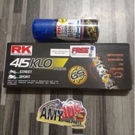 RANTAI RK-TAKASAGO CHAIN GS415KLO 132L O-RING + CHAIN CLEAN