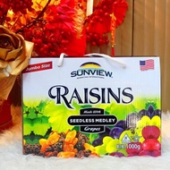 Raisin Sunview American Raisin Sunview Seedless Grapes - 1kg Paper Bag