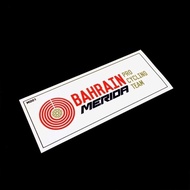 Tour de France BAHRAIN BAHRAIN Fleet Logo Sticker Road Frame Sticker Bicycle Helmet Customization