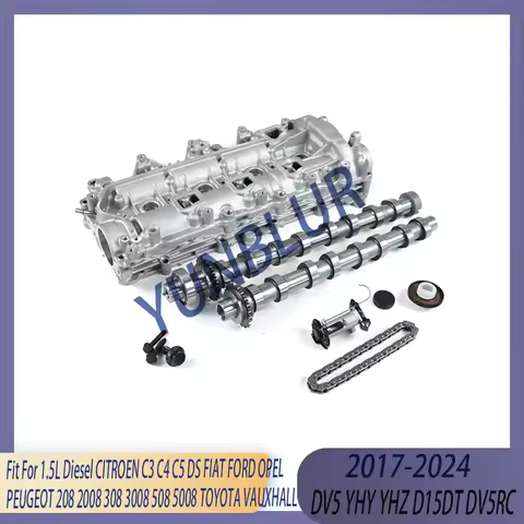 Engine Cylinder Head 8MM Camshaft Housing 44t Chain Kit Fit 1.5 L Diesel DV5 R 17-25 For CITROEN PEU