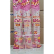 Royal Slim Plastic Cup 18oz 22oz Contents 50 Pcs || Royal Regular Plastic Cup 18oz 22oz Contents 50 