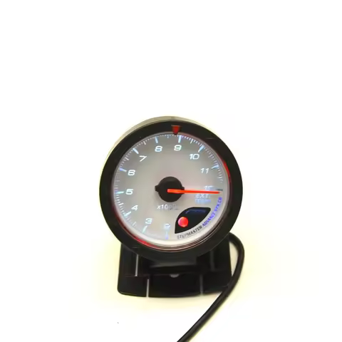 2.5" 60MM Exhaust Gas Temp Gauge EGT Gauge White Face With Logo