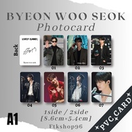 Korean Male A1 Actor Byeon Woo seok Lovely Runner Hd Photocard (PVC CARD) photo kdrama 20th century 
