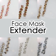 😍🌟 Face Mask Extender | Chunky Diamond Beads Facemask Extension / Earloops Adapter | Murah, Selesa &amp; Cantik