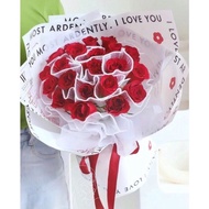 Jade chiffon, wave chiffon to decorate flower bouquets, gift wrapping 30 cm*4.5m, flower accessories