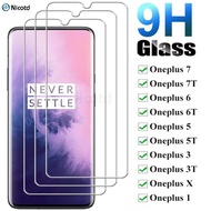 Premium 9H Tempered Glass For Oneplus 9 9R 8T 7 7T 6 6T 5 5T 3 3T 1 X OnePlus N10 5G N100 N200 1+ No
