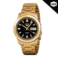 [Watchspree] Seiko 5 Automatic Gold-Tone Stainless Steel Band Watch SNKK22K1