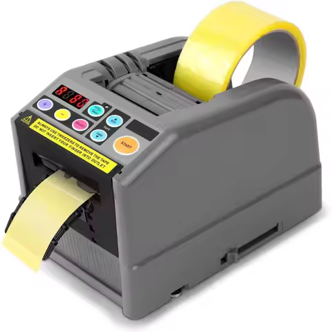 Ribbon Cutting Machine, 999mm Cut Length, Dual Tape Cutting, Auto & Manual Modes, for Gift Wrapping 