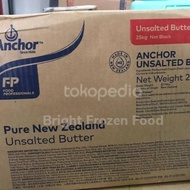 Terbaru anchor unsalted butter bulk tawar 25 kg khusus kurir instan
