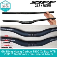ZIPP Bicycle T800 Carbon Horizontal Handlebar 31.8 x 660mm – Super Light, Sturdy