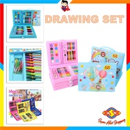 SMS Drawing Set 68Pcs Oil Pastel Crayon 68 IN 1 Complete Coloring and Painting Crayon Set with Water