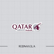 Qatar Airways Vinyl Sticker Outdoor Luggage Sticker Waterproof Sticker