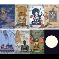 Bodhidharma 79 Board Game Card Game English Board Game Divination Card pvc Waterproof Wear-Resistant