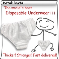 Thickened 6Pcs Travel Disposable Non Woven Paper Brief/Set for Women Men/Portable Hygiene Paper Unde