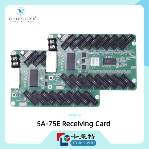 Colorlight 5A-75E LED Receiving Card HUB75 Interface 8bit Grayscale 256×1024 Pixels for Professional