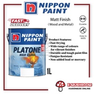 1L Nippon Paint Platone Matt Finish Wood & Metal Paint