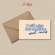 Greeting Card - Farewell Coworker - SUDDENLY STUDIO