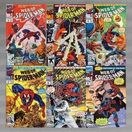 Web of Spider-Man #84-#89 6/6 Complete Set (1st Series Marvel Comics) Howard Mackie, Alex Saviuk (Ke