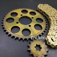 Gear gir set thunder 125 old new gigi tarik rantai roda set gearset model sss