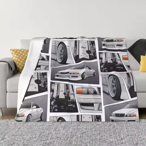 Chaser Jzx100 X 1Jz Engine Throw Blanket Blankets Sofas Of Decoration Blankets For Bed Winter beds B