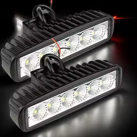 1PC LED Daytime Running Light (DRL) – Super Bright Black Cover, Waterproof, No Battery (For Cars, SU