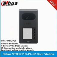 Dahua Doorbell 4-button Villa Door Station Vto3211d-p4-s2 Two-way Audio And Voice Call Through App S