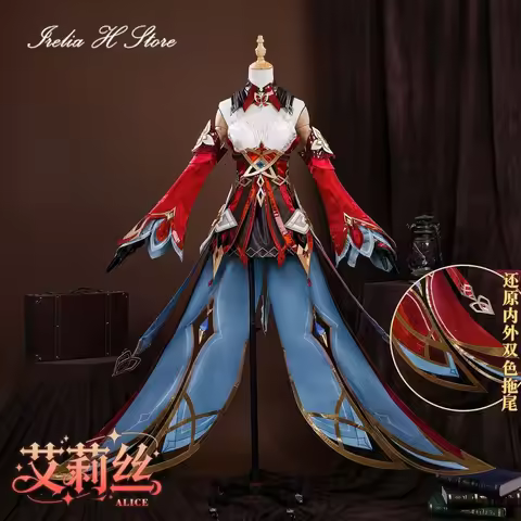 pre sale Irelia H Store Genshin Impact Alice Cosplay Costume Game Alice Dress women Halloween Costum