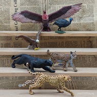 Popular2025Bulk Cargo PAPO Simulated wild animals: black panther, cheetah, lynx, bobcat, pearl pheas