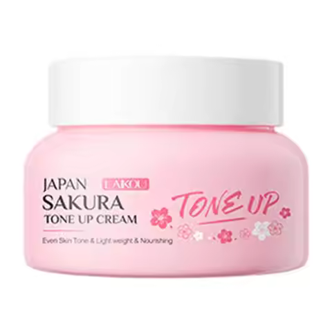 60g Cherry Blossom Moisturizer Brightening Tone Up Cream Sakura Serum And Collagen Face Cream Moistu