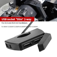For BMW S1000XR S1000R M1000RR M1000R S1000RR S 1000 XR R RR M 1000 RR R Dual USB Charger Plug Socke