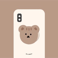 Rokeet Griptok Resin Akrilik Bear Korea Phone Holder Karakter Lucu Beruang Phone Stand HP Universal