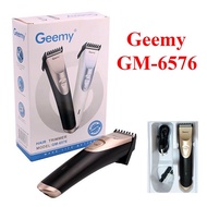 Geemy GM 6576 Hair Clipper Rechargeable Hair Trimmer Men Beard Cutter Shaver Cordless Cut