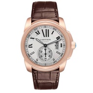Cartier Cartier Calibre de Cartier (Reference W7100009). A rose gold automatic wristwatch with date.