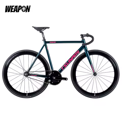 Tsunami SNM100 Complete Fixed Gear | Fixie | Single Speed | Track Bike (Magic Blue-Custom)