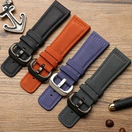Aotelayer 28mm Width Genuine Leather Suede Watch Strap For SevenFriday Q203 / M203 M1|M2|P1|P3|V2 Se