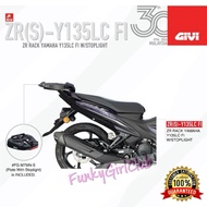 LC135 V8 FI MONORACK J GIVI HEAVY DUTY RACK ZRS YAMAHA 2022 LED ORIGINAL GIVI