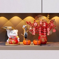 Lucky Bag Lucky Cat foyer Key Storage Decoration Living Room Home Desktop Entry Wine Cabinet Decorat