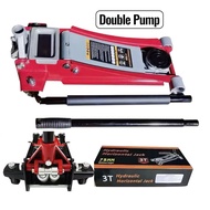 【Ready Stock】Heavy Duty 3 Ton Floor Jack Hydraulic Floor Jack Floor Jack Hydralic Jack Double-Pump C