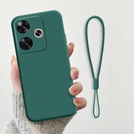 LANLIN For Redmi A1 Plus A2 Plus Redmi A3 A4 A5 Redmi Turbo 3 4 5 Phone Case Silicone Solid Color Fo