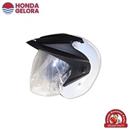 HELMET ASSY HALF FACE WHITE HONDA EM1 - HELM HALF FACE WHITE HONDA EM1 - 86100H04FA0
