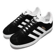 adidas 休閒鞋 Gazelle 黑 白 金標 麂皮 復古 百搭 男鞋 女鞋 三葉草 愛迪達 BB5476