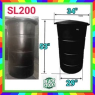 Poly Tangki Kurus  Tinggi 200Gallon(SL200)BNH