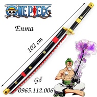 Kiếm gỗ Cosplay các nhân vật nhân vật Zoro trong One Piece thanh Enma Ame Nidai Sandai Wado Shusui Y