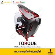 Antec Torque (Black/Red) Mid-Tower Case Tempered Glass (เคส) Case